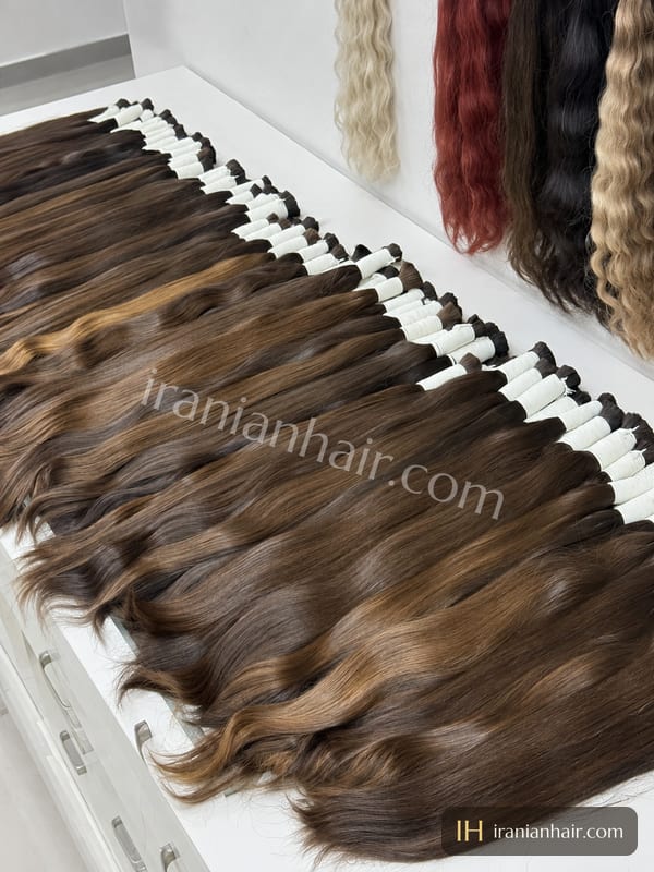 Raw Iranian hair — Package Premium Virgin Hair 05 · 13 kg · Silky · 50-60