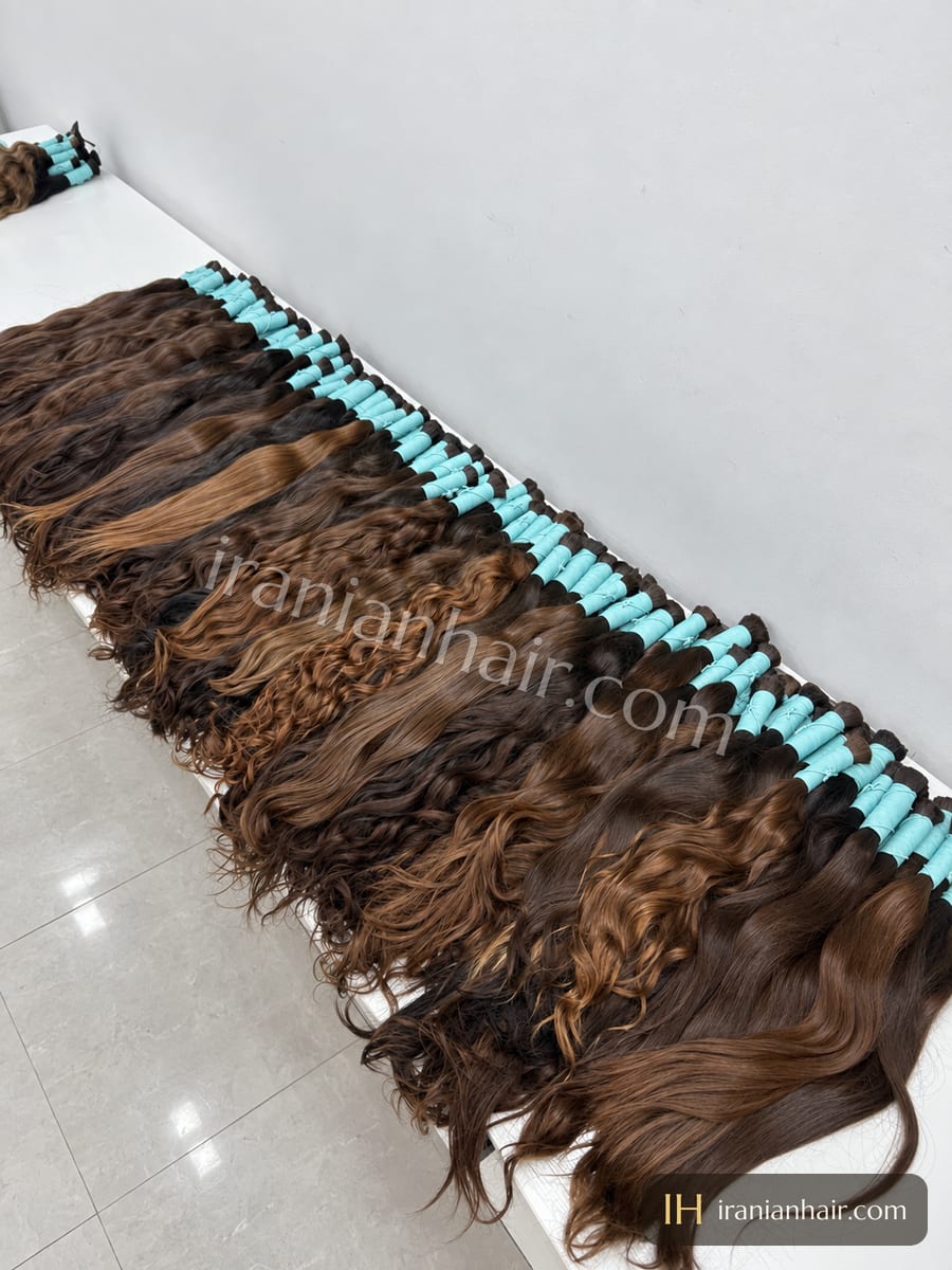 PACKAGE Premium Virgin Hair 06 · 15 KG — Natural wavy, 50-60